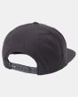 Gorra de visera plana Rvca VA Patch negra para hombre cierre ajustable posterior