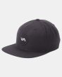 Gorra de visera plana Rvca VA Patch negra para hombre