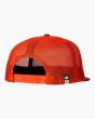 Gorra de malla Salty Crew Alpha Twill Trucker Camo y Naranja para hombre posterior