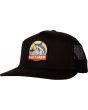 Gorra de malla Salty Crew Deep Drop Boys Retro Trucker negra para niño
