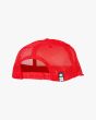 Gorra de malla Salty Crew Sheepy Foamy Trucker Roja para hombre posterior