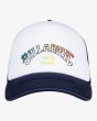 Gorra de malla Billabong Podium Trcuker Boy banca para niños de 8 a 16 años frontal