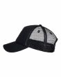 Gorra de malla Element Icon Mesh Trucker negra para hombre lateral