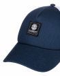 Gorra de malla Element Icon Mesh Trucker Azul Marino para hombre parche logo