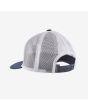 Gorra de malla Patagonia Kids' Trucker P-6 Logo azul marino para niños posterior