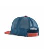 Gorra de malla Patagonia Kids Trucker Hat Patalokahi Label Blanca para niño posterior