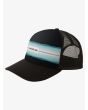 Gorra Trucker Quiksilver Pidgeon Chicken Boy negra y azul para niños de 8 a 16 años