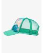 Gorra de malla Roxy Sweet Emotion Verde para niña 2 a 7 años lateral 