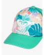 Gorra de malla Roxy Sweet Emotion Verde para niña 2 a 7 años logo