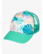 Gorra de malla Roxy Sweet Emotion Verde para niña 2 a 7 años