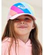 Niña con Gorra Trucker Roxy Sweet Emotions azul y rosa 