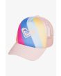 Gorra Trucker Roxy Sweet Emotions azul y rosa para niña 