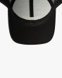 Gorra trucker Rvca Ticket III negra para hombre interior visera