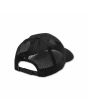 Gorra de estilo camionero Volcom Full Stone Cheese negra para hombre posterior