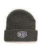 Gorro de punto Deus Ex Machina Melange verde oliva para hombre