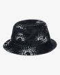 Gorro de pescador Billabong Sunday's negro para hombre reversible