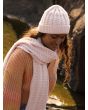 Mujer con gorro de punto Roxy Beloved Sunset Rosa lifestyle