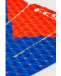 Grip antideslizante FCS Kolohe Pad rojo, blanco y azul detalle