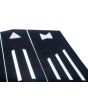 Grip para tablas de Surf Jam Traction Front Pad 3 piezas en color negro textura