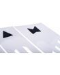 Grip para tablas de Surf Jam Traction Front Pad 3 piezas en color blanco detalle