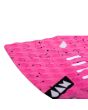 Grip para tablas de surf Jam Traction Mini Me 3 piezas rosa con puntos negros frontal 