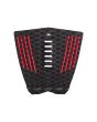 Grip para tablas de surf Quiksilver Suit negro y rojo Pad 3 piezas