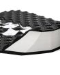Grip para tabla de surf Creatures Grom Jack Freestone Lite negro y blanco posterior