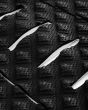 Grip para tablas de surf Creatures Jack Freestone Lite Negro Pad 3 piezas textura