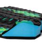 Grip para tablas de surf Creatures Mick Eugene Fanning Lite Small Wave Traction  negro azul y verde Pad 3 piezas posterior