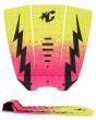 Grip para tablas de surf Creatures Mick Eugene Fanning Lite Small Wave Traction  Lima y rosa Pad 3 piezas