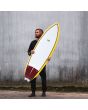Grip para tabla de surf Deflow 2 Piece Traction Burgundy surfboard