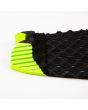 Grip para tablas de surf FCS Kolohe negro Pad 3 piezas posterior