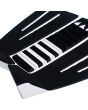 Grip para tablas de Surf Jam Traction Flashback 3 piezas en color negro con detalles en blanco superior