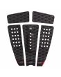 Grip para tabla de surf Quiksilver New Wave negro - Tail Pad 5 piezas partes
