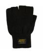 Guantes sin dedos Carhartt WIP Military Mitten Negros frontal