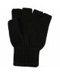 Guantes sin dedos Carhartt WIP Military Mitten Negros posterior