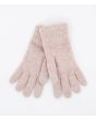 Guantes de punto Hurley Woven Knit beige para mujer posterior