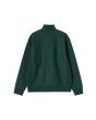 Sudadera Carhartt WIP Half Zip American Script Sweatshirt Dark Fir para hombre posterior
