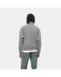 Hombre con Sudadera de cremallera parcial Carhartt WIP American Script Gris posterior