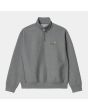 Sudadera con cremallera parcial Carhartt WIP American Script Gris para hombre