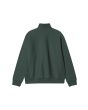 Carhartt WIP American Script Half Zip verde Kale Green para hombre posterior