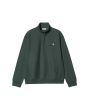 Carhartt WIP American Script Half Zip verde Kale Green para hombre