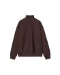 Carhartt WIP sudadera Half Zip American Script Palisander para hombre posterior
