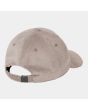 Gorra de pana Carhartt WIP Harlem Cap color Dusky Beige-Wax Unisex cierre posterior de hebilla metálica