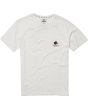 Camiseta de manga corta con bolsillo para hombre Vissla Hasta La Vissla SS blanca Frontal
