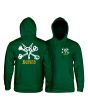 Sudadera con capucha Powell Peralta Rat Bones Mid Weight Alpine Green