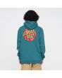 Hombre con sudadera de capucha Santa Cruz Classic Dot Chest Verdigris posterior