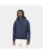 Hombre con Sudadera de capucha Carhartt WIP American Script Sweat azul Enzian