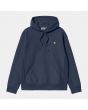 Sudadera con capucha Carhartt WIP American Script Sweat azul Enzian para hombre
