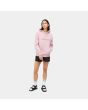 Mujer con sudadera de capucha Carhartt WIP Hooded Carhartt Sweatshirt rosa frontal